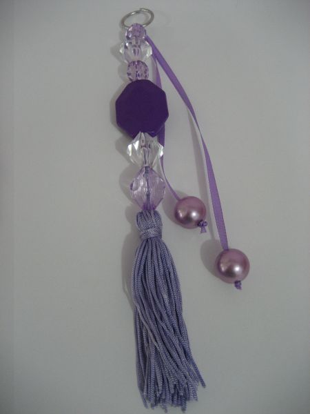 PINGENTE FRANJA LILAS